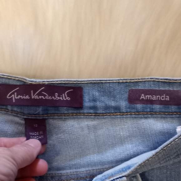 Gloria Vanderbilt Blue Bling Amanda Jeans - Picture 5 of 13
